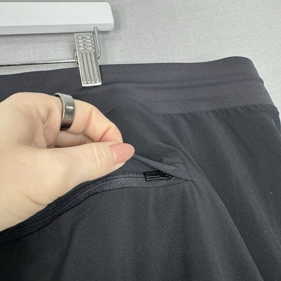 Athleta Womens Sweat Pants 26 Black Venture Jogger Pleated Gorpcore Performance - Picture 10 of 13